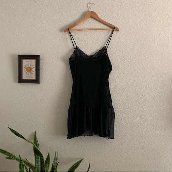 Vintage Cine Star Asymetrical Sheer Dress - Picture 8 of 9